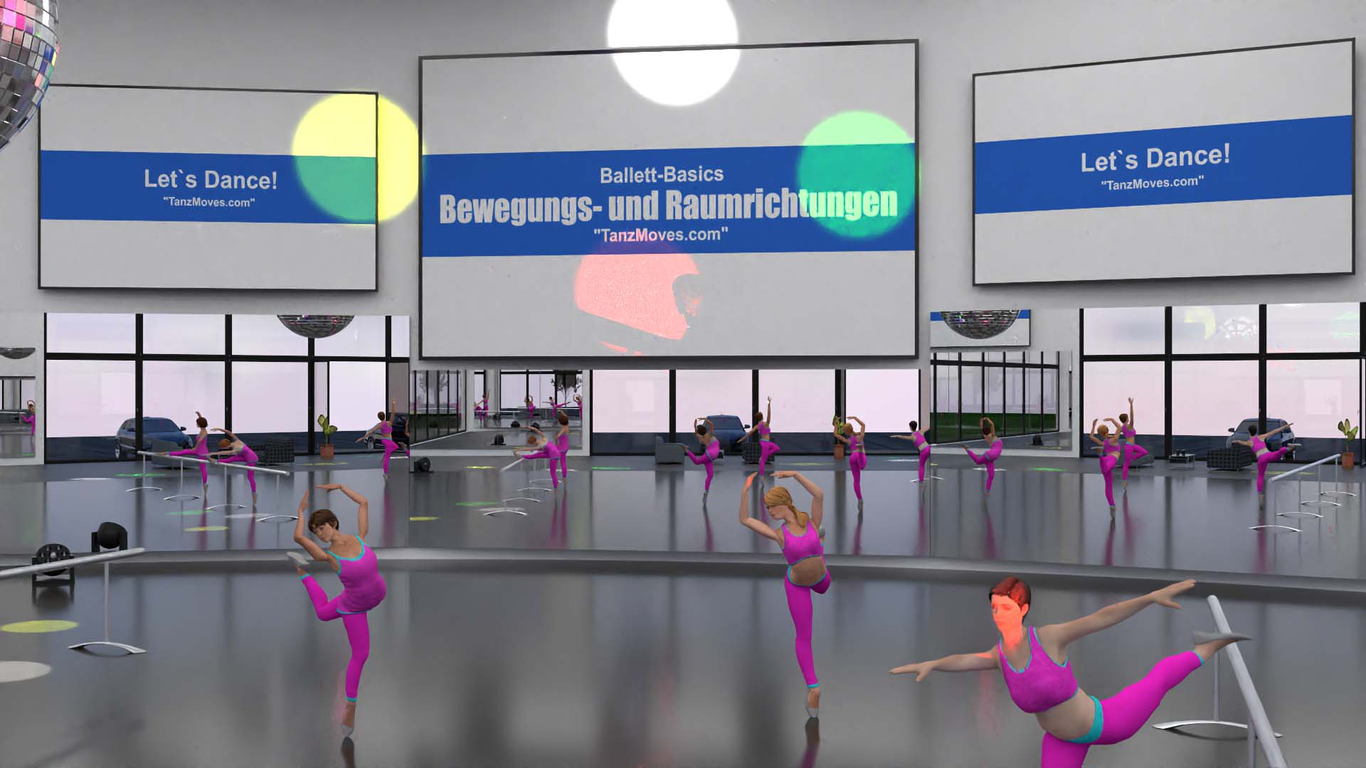 TanzMoves.com - Ballett-Basics - Bewegungs- und Raumrichtung