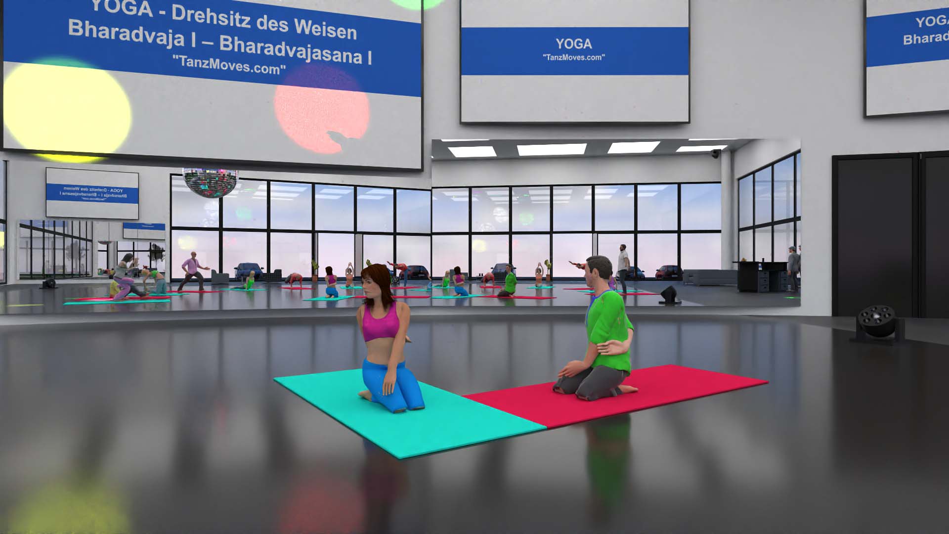 Yoga / Asana - Drehsitz des Weisen